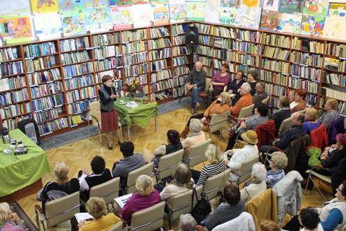 Maria Czubaszek w międzyzdrojskiej Bibliotece